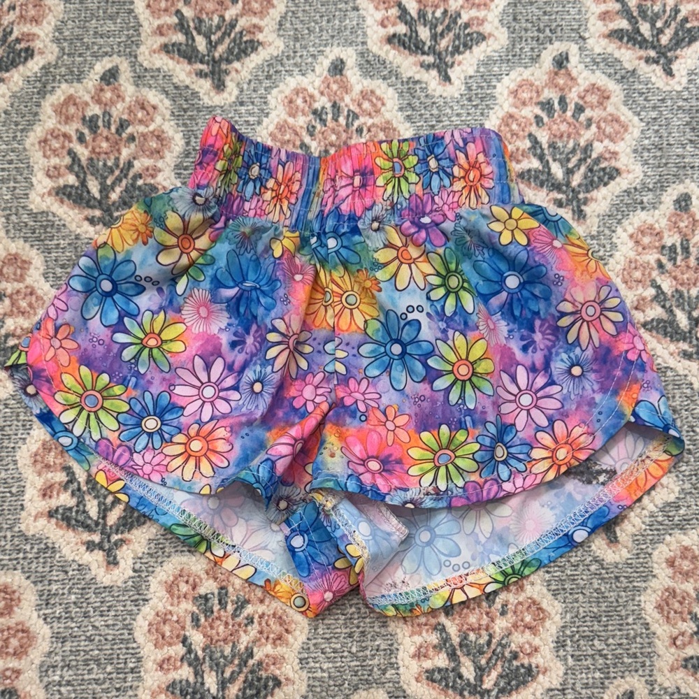 Colorful Floral Print Shorts